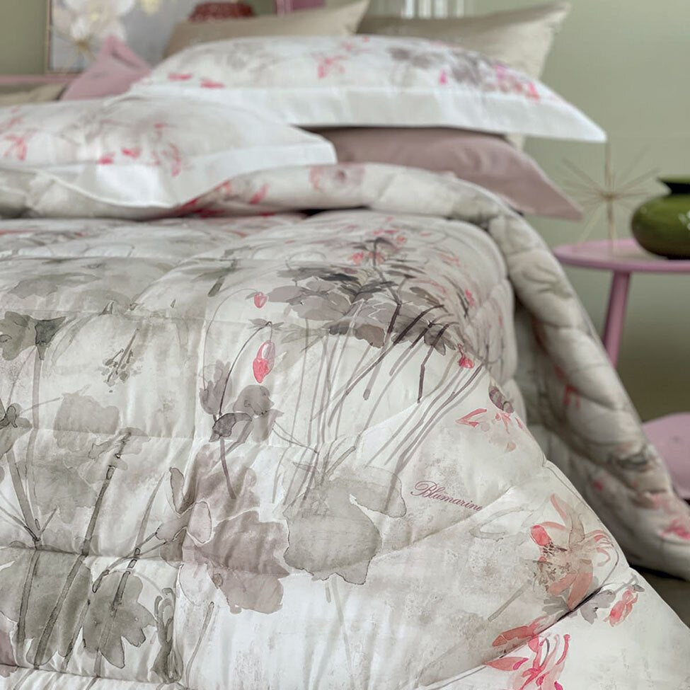 Trapunta Matrimoniale Blumarine Ciclamino - Biancheria da sogno Pedata