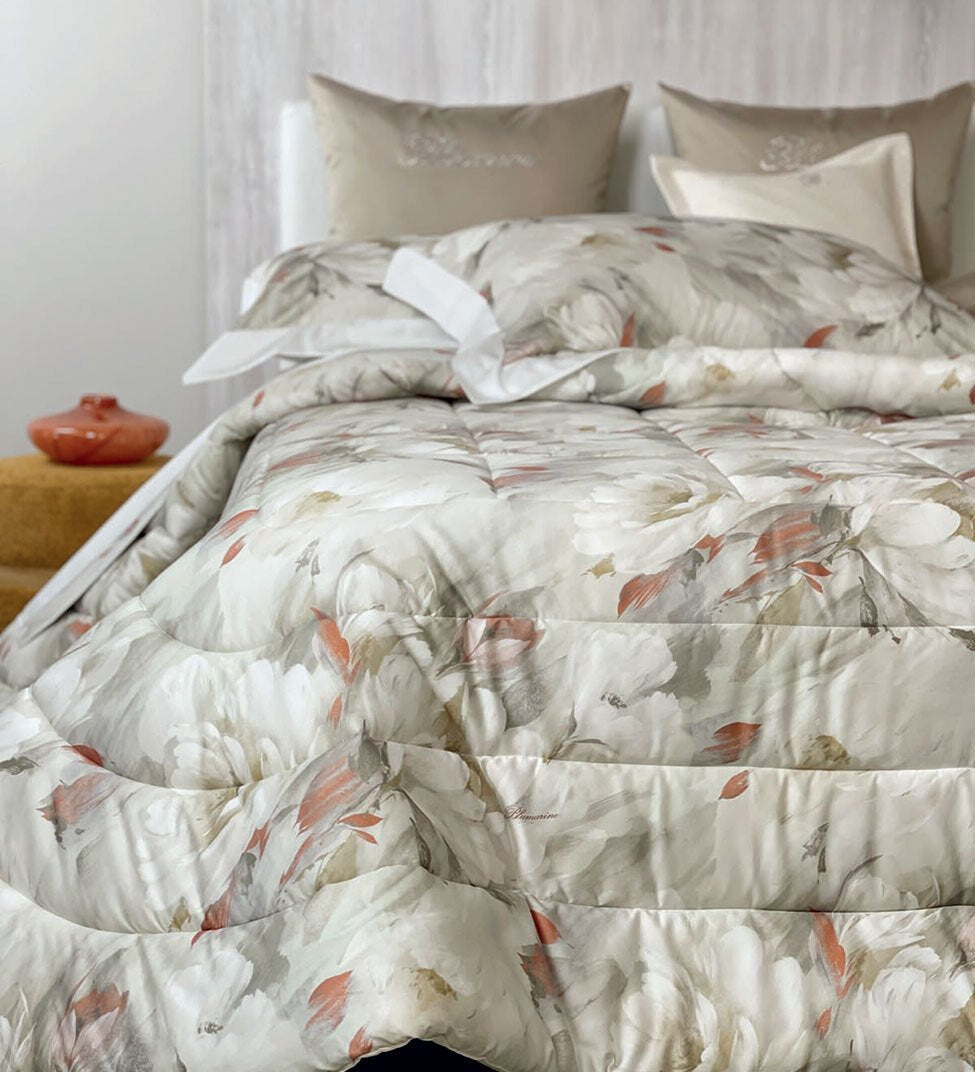 Trapunta Matrimoniale Blumarine Ranuncolo - Biancheria da sogno Pedata