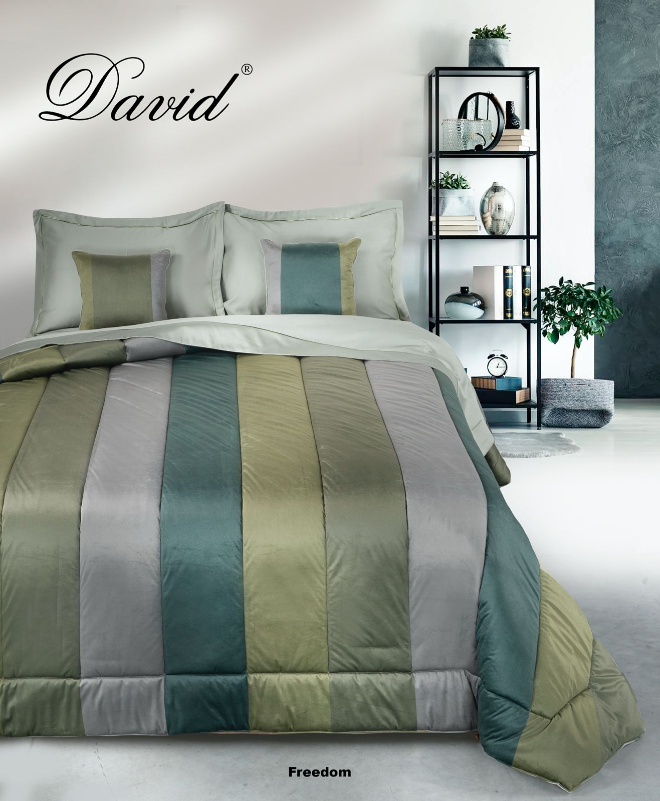 Trapunta Matrimoniale David Freedom - Biancheria da sogno Pedata