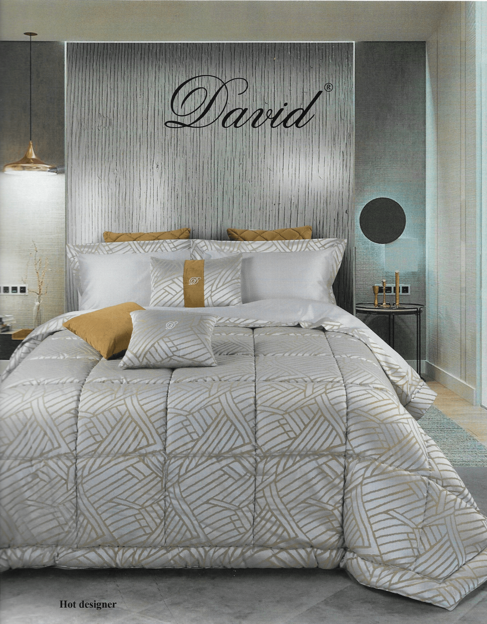 Trapunta Matrimoniale David Hot Design - Biancheria da sogno Pedata