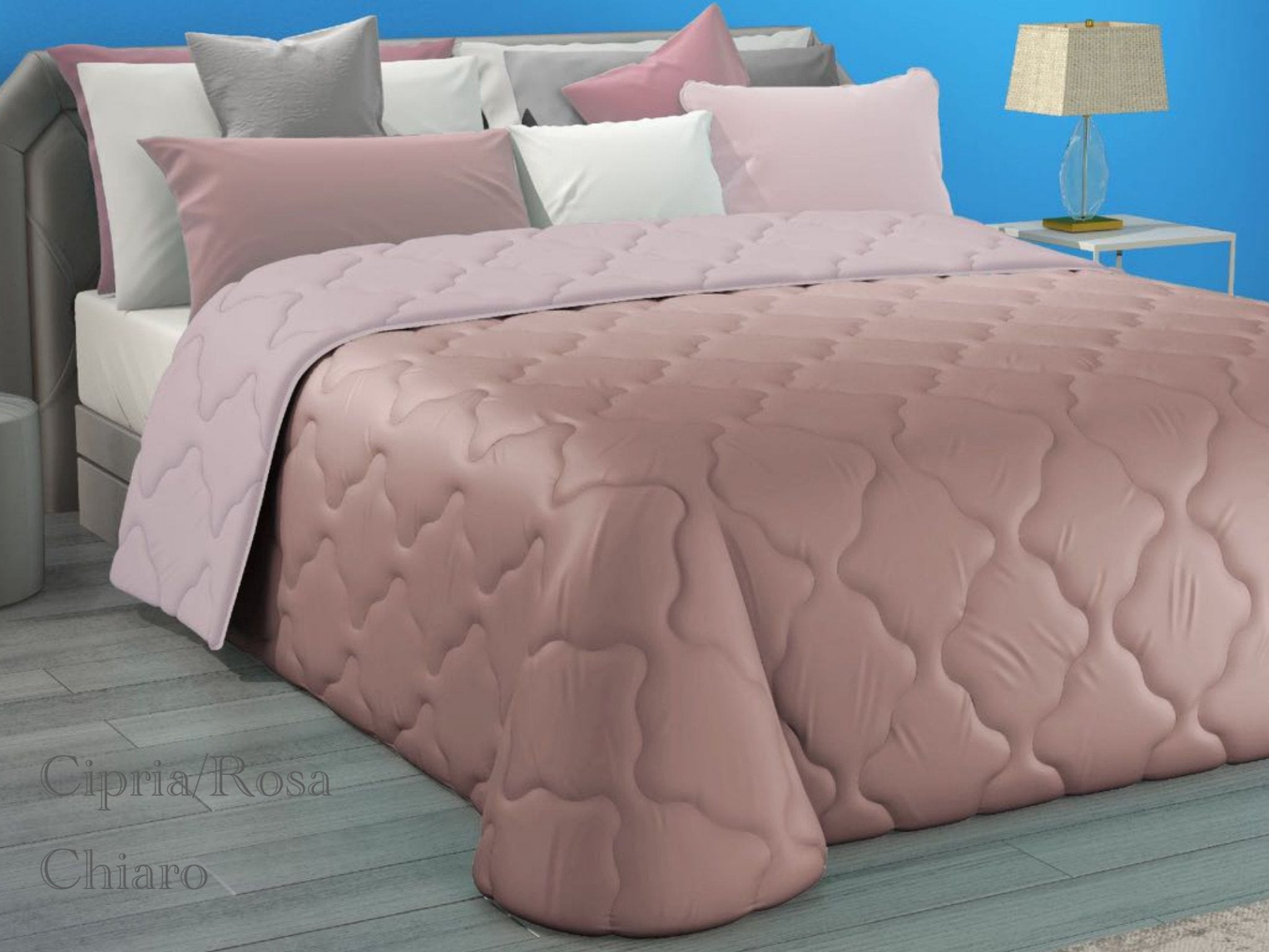 Trapunta Matrimoniale Laura Blasi Medal - Biancheria da sogno Pedata