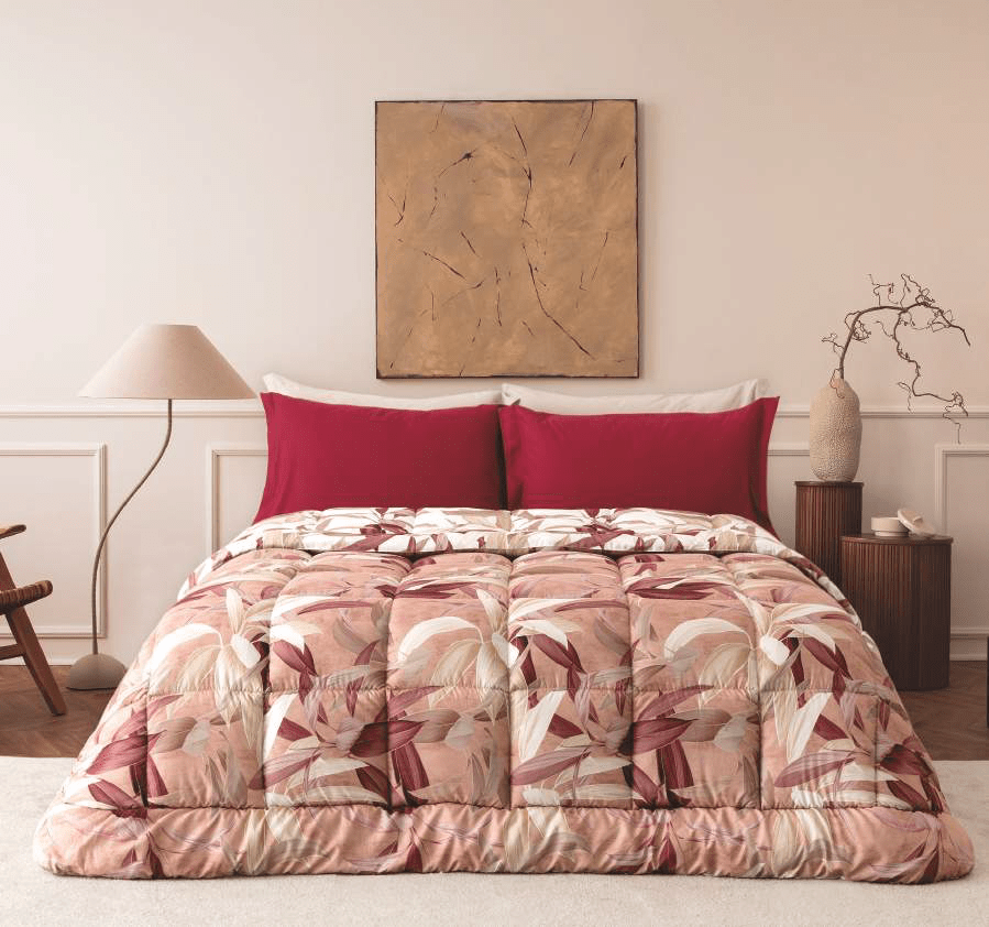 Trapunta Matrimoniale Linea Oro Flores - Biancheria da sogno Pedata