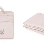 Trapuntino Boutis Tinta Unita con Borsa Matrimoniale Nuvole di Stoffa - Biancheria da sogno Pedata