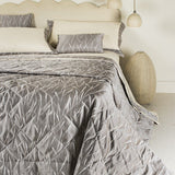 Trapuntino Jacquard Matrimoniale Battaglia Fascino - Biancheria da sogno Pedata