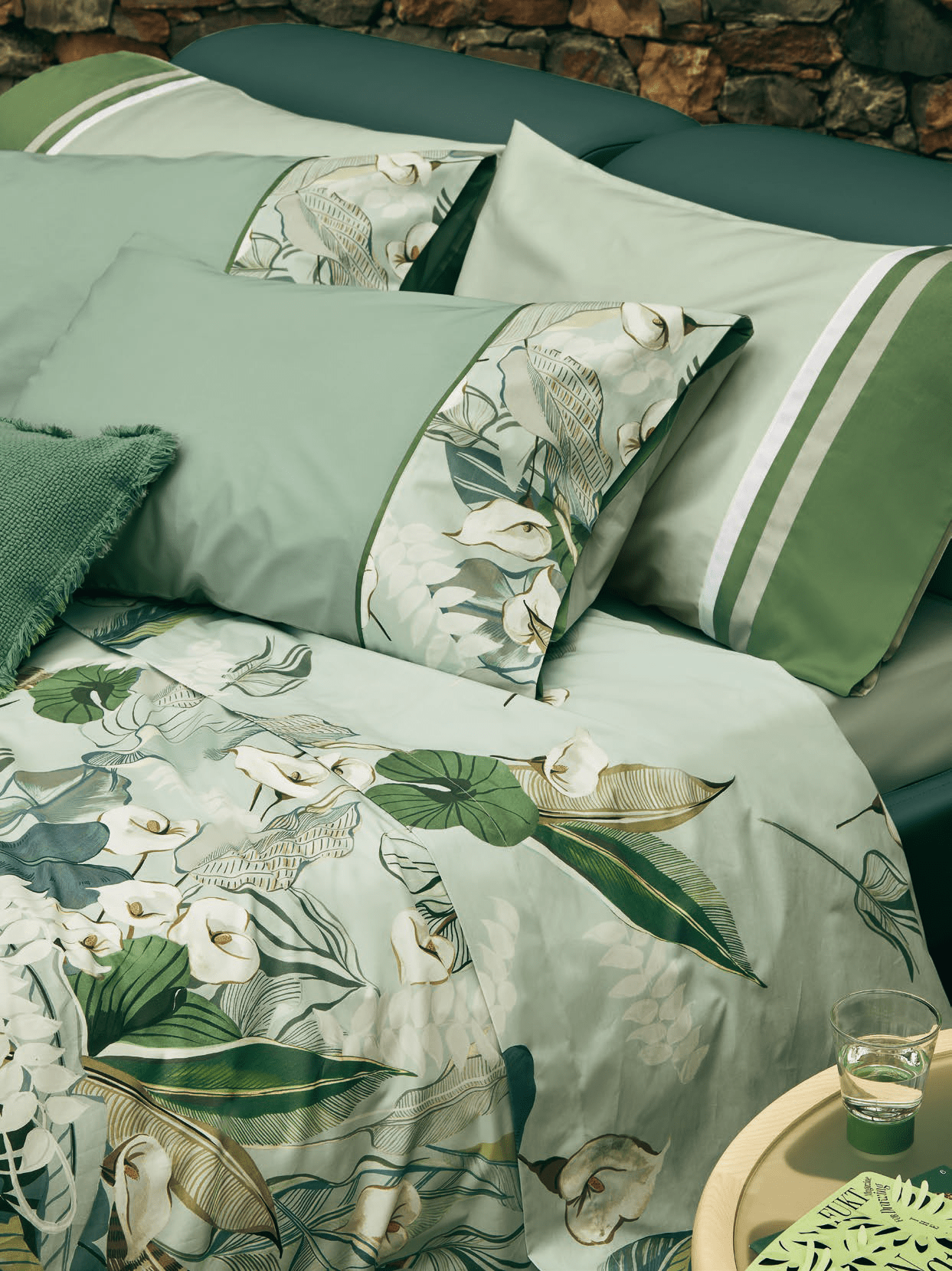 Trapuntino Matrimoniale 270x270 Fazzini Calle - Biancheria da sogno Pedata