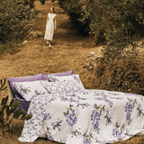 Trapuntino Matrimoniale 270x270 Fazzini Glicine - Biancheria da sogno Pedata