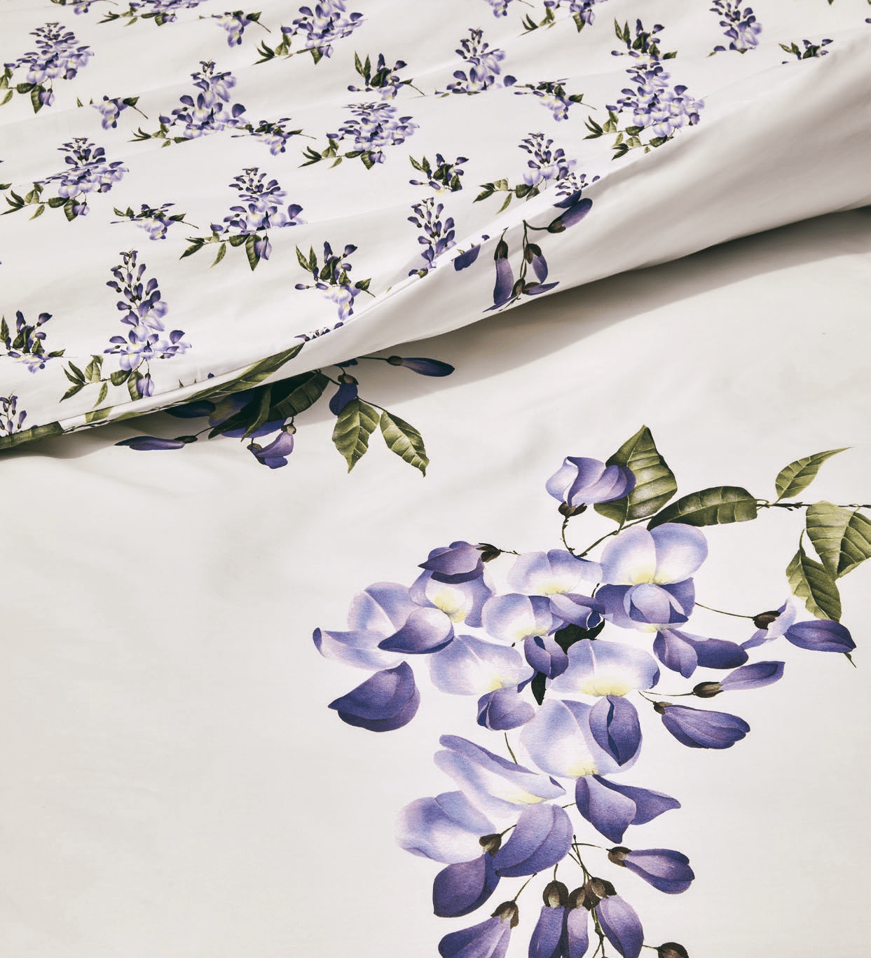 Trapuntino Matrimoniale 270x270 Fazzini Glicine - Biancheria da sogno Pedata