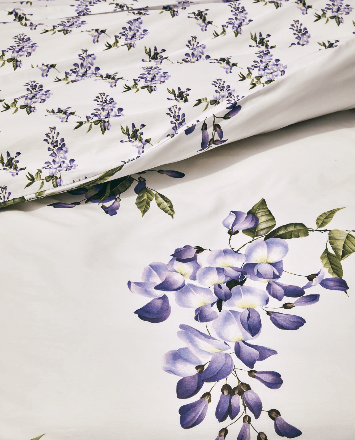 Trapuntino Matrimoniale 270x270 Fazzini Glicine - Biancheria da sogno Pedata