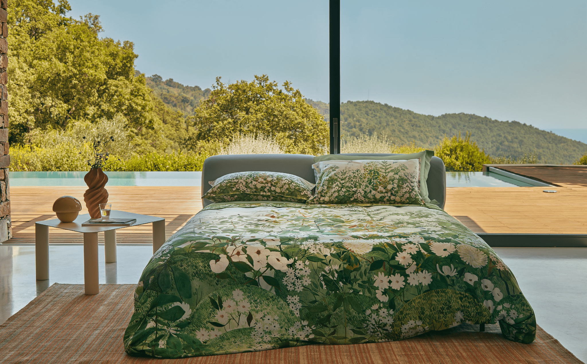 Trapuntino Matrimoniale 270x270 Fazzini Nara - Biancheria da sogno Pedata