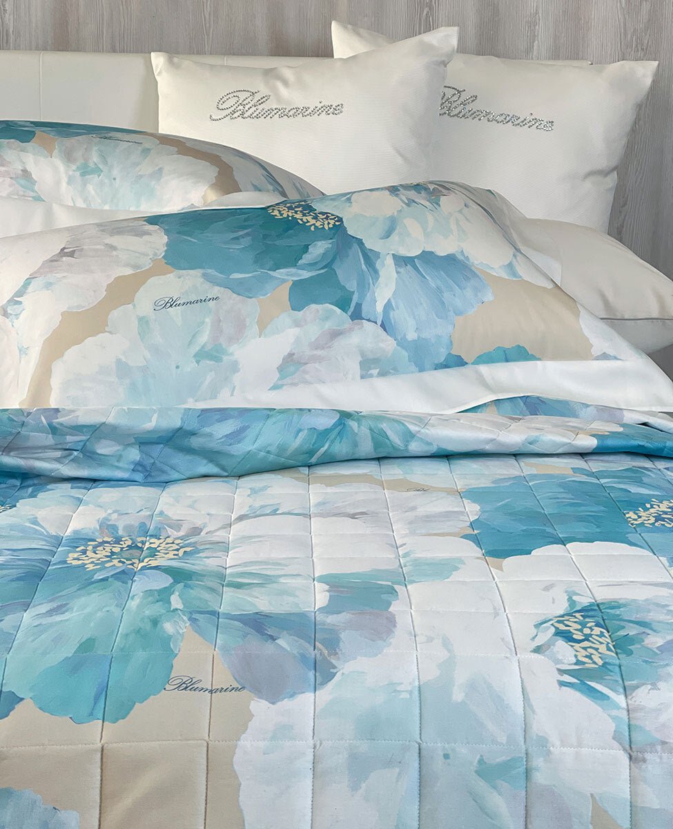 Trapuntino Matrimoniale Blumarine Hibiscus - Biancheria da sogno Pedata