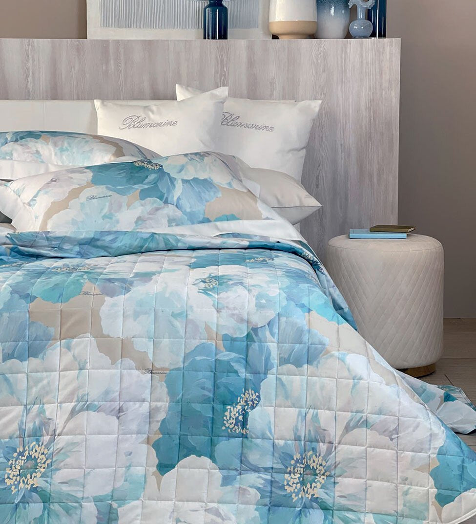 Trapuntino Matrimoniale Blumarine Hibiscus - Biancheria da sogno Pedata