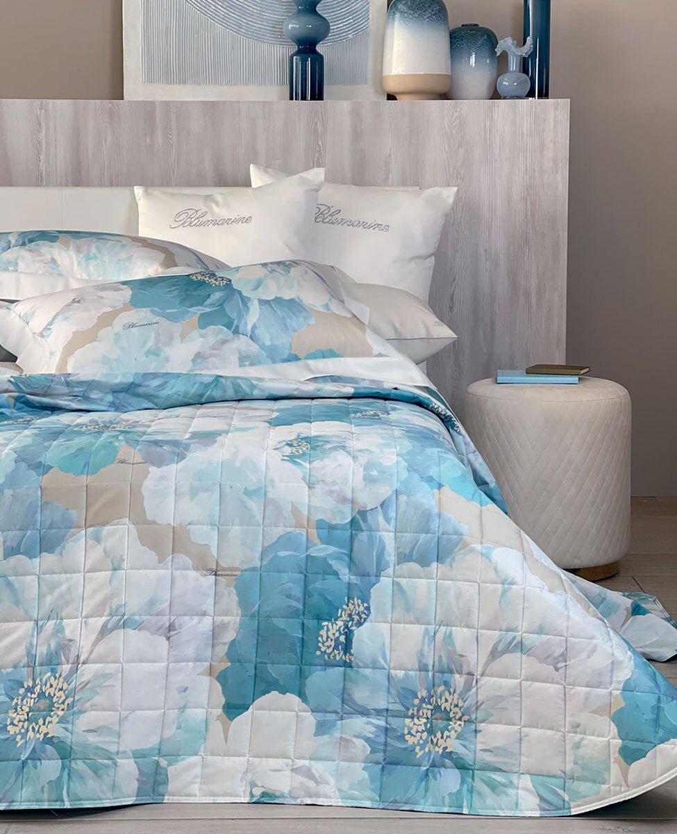 Trapuntino Matrimoniale Blumarine Hibiscus - Biancheria da sogno Pedata