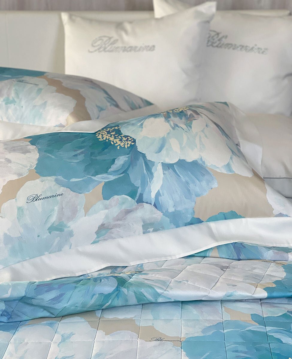 Trapuntino Matrimoniale Blumarine Hibiscus - Biancheria da sogno Pedata