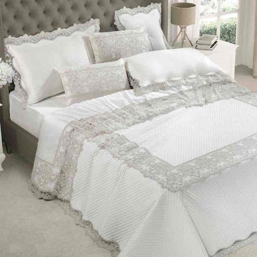 Trapuntino Matrimoniale Diana David - Biancheria da sogno Pedata