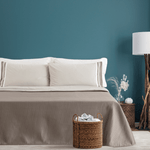 Trapuntino Matrimoniale in Velluto Linea Oro Capri - Biancheria da sogno Pedata