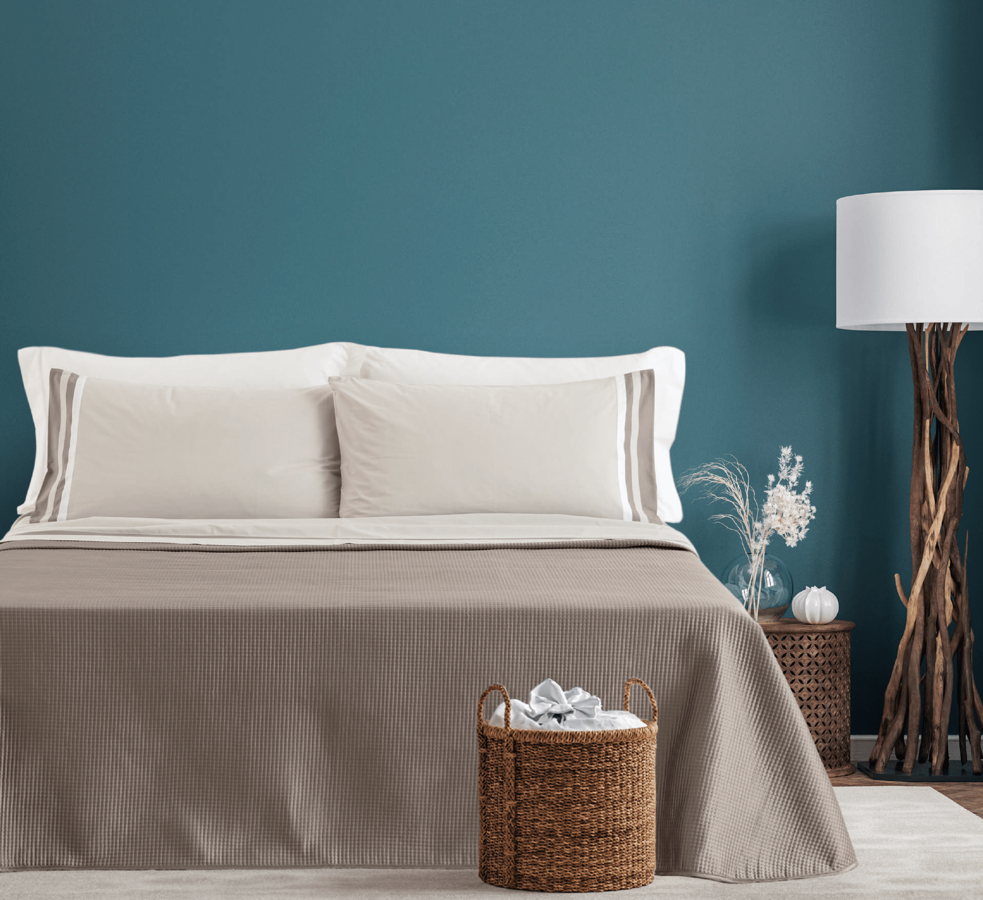 Trapuntino Matrimoniale in Velluto Linea Oro Capri - Biancheria da sogno Pedata