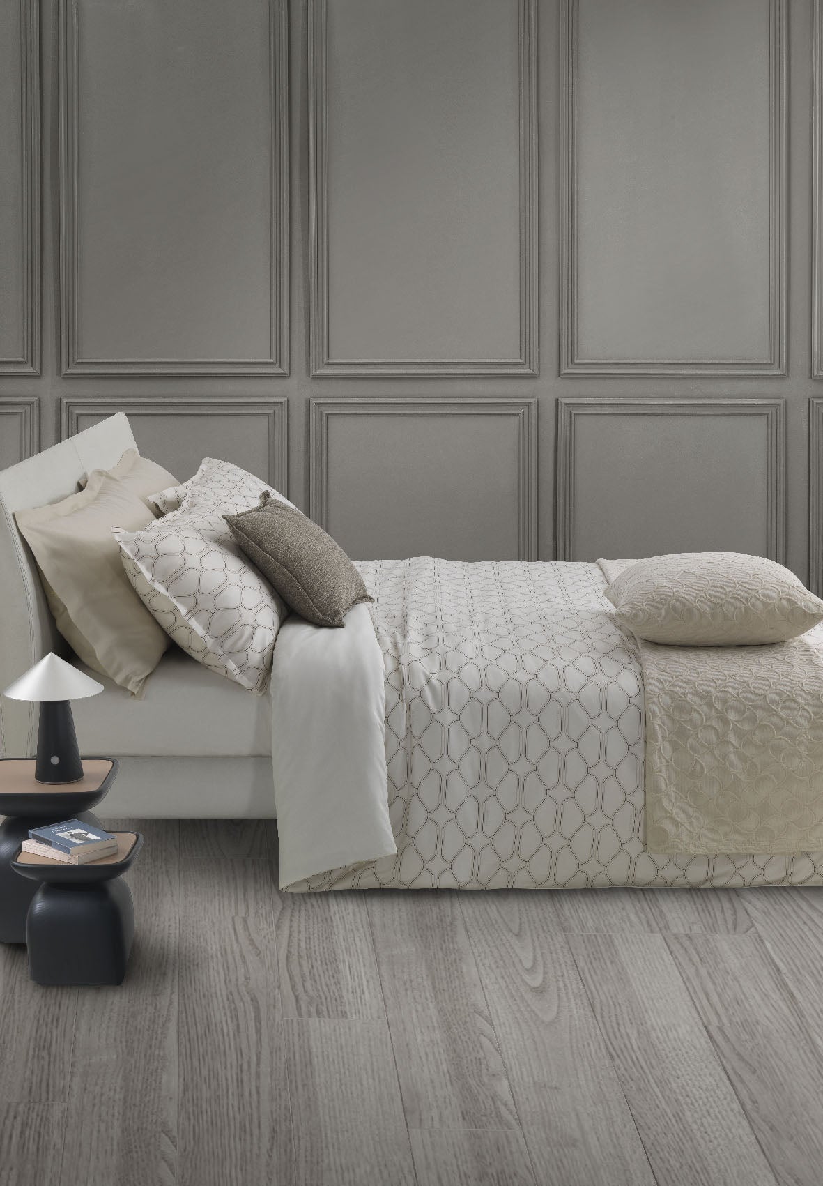 Trapuntino Matrimoniale Trussardi Bloom - Biancheria da sogno Pedata