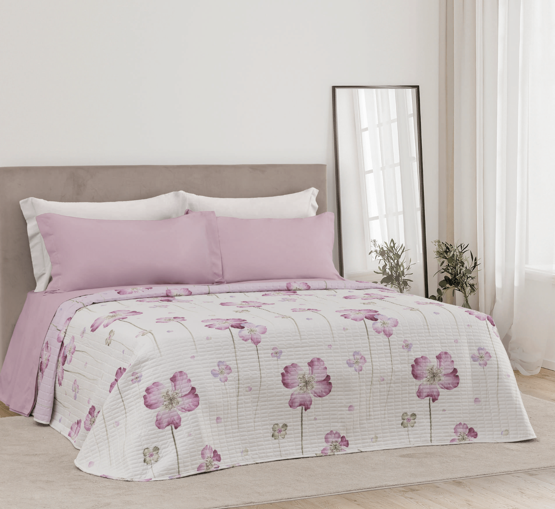 Trapuntino Microfibra Double - Face Linea Oro Ayla - Biancheria da sogno Pedata