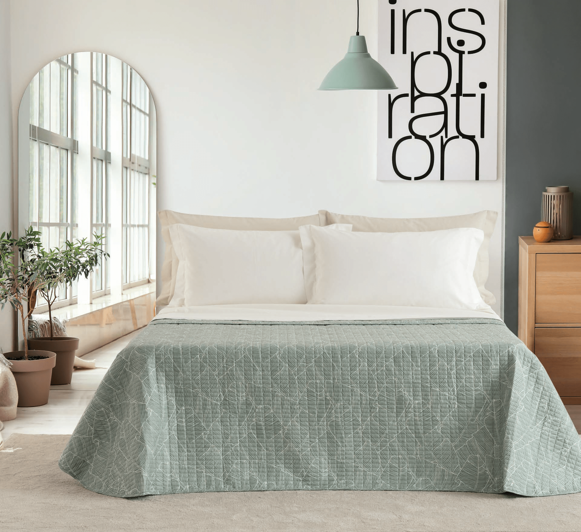 Trapuntino Stampato Linea Oro Kya 1 Piazza e Mezza - Biancheria da sogno Pedata