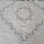 Tris Lino Francese e Pizzo Rebrodè I Maestri Del Ricamo Balza Bassa - Biancheria da sogno Pedata