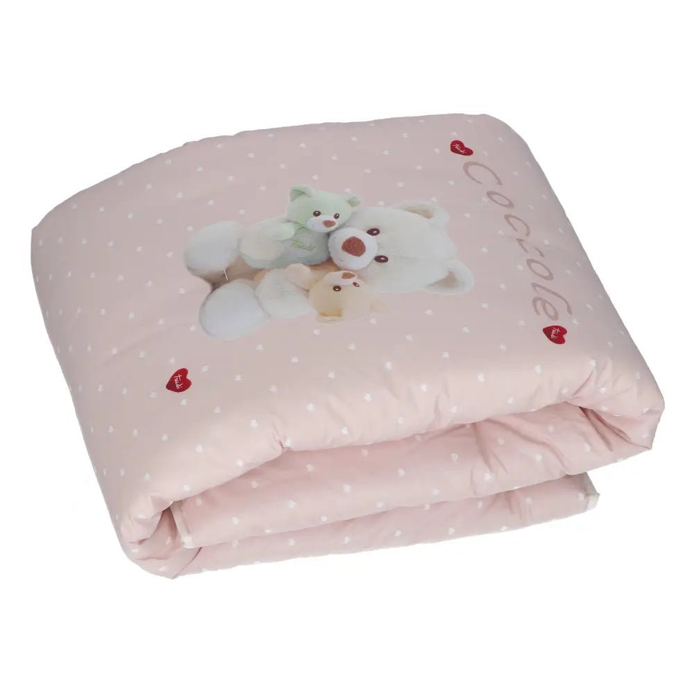 Trudi Trapunta+Paracolpi Baby Lettino Coccole - Biancheria da sogno Pedata
