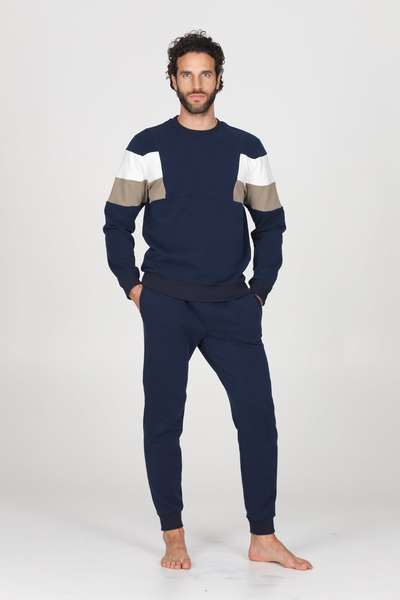 Tuta Uomo Girocollo Julipet Norcia JDL310 - Biancheria da sogno Pedata
