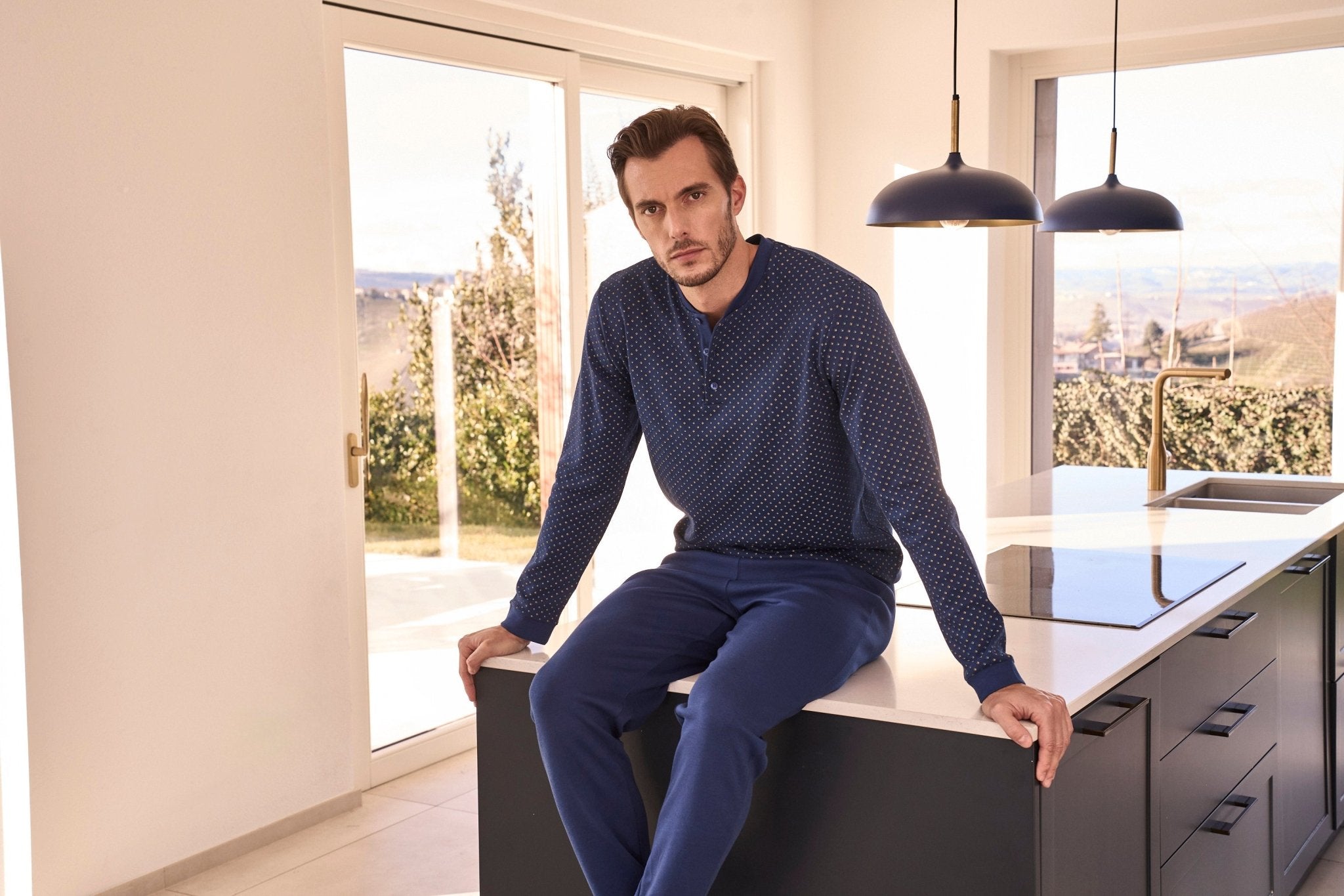 Tuta Uomo Serafino Nogaredo Julipet JAL424 - Biancheria da sogno Pedata