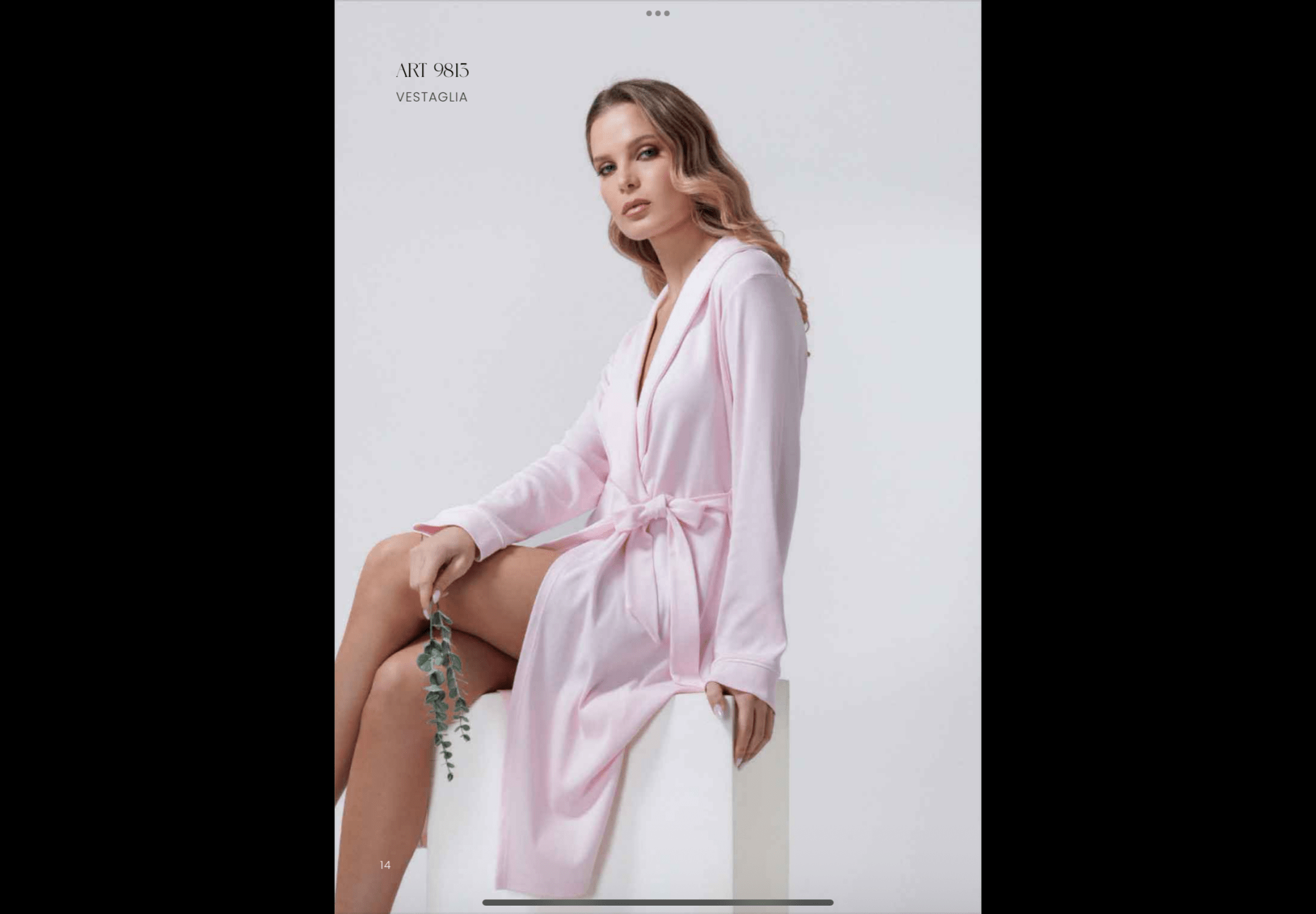 Vestaglia a Costina Donna Andra 9813 - Biancheria da sogno Pedata