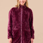Vestaglia con Zip in Pelliccia Donna Noi Di Notte GE3009 - Biancheria da sogno Pedata