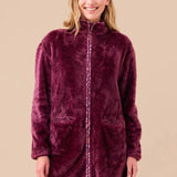 Vestaglia con Zip in Pelliccia Donna Noi Di Notte GE3009 - Biancheria da sogno Pedata