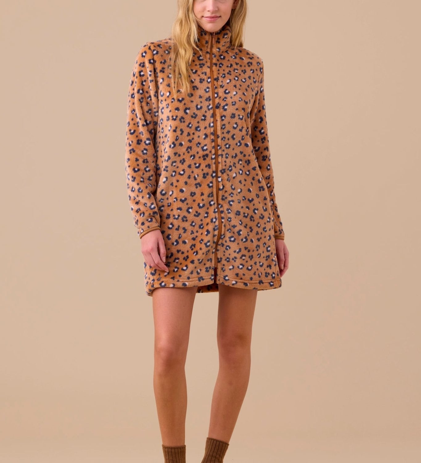 Vestaglia Donna Full Zip Noi Di Notte GE3022 - Biancheria da sogno Pedata