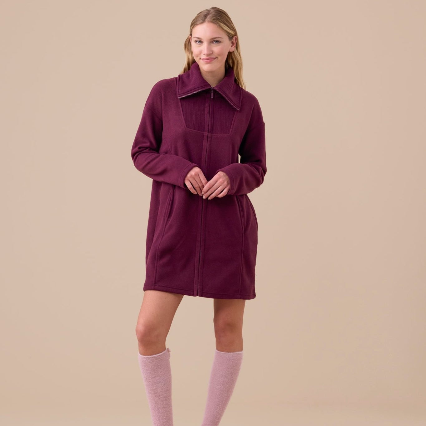 Vestaglia Donna Micropile Noi di Notte GE3000AS - Biancheria da sogno Pedata